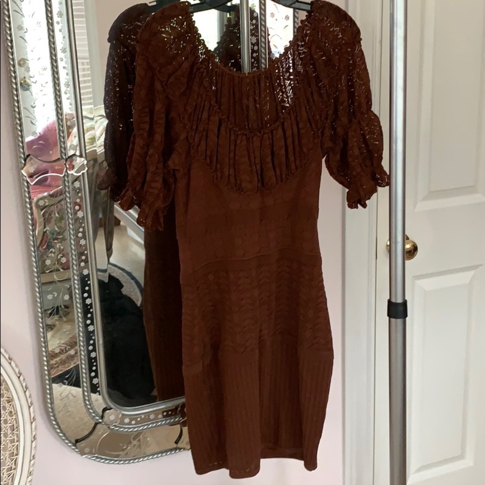Catherine Malandrino knit bodycon dress.